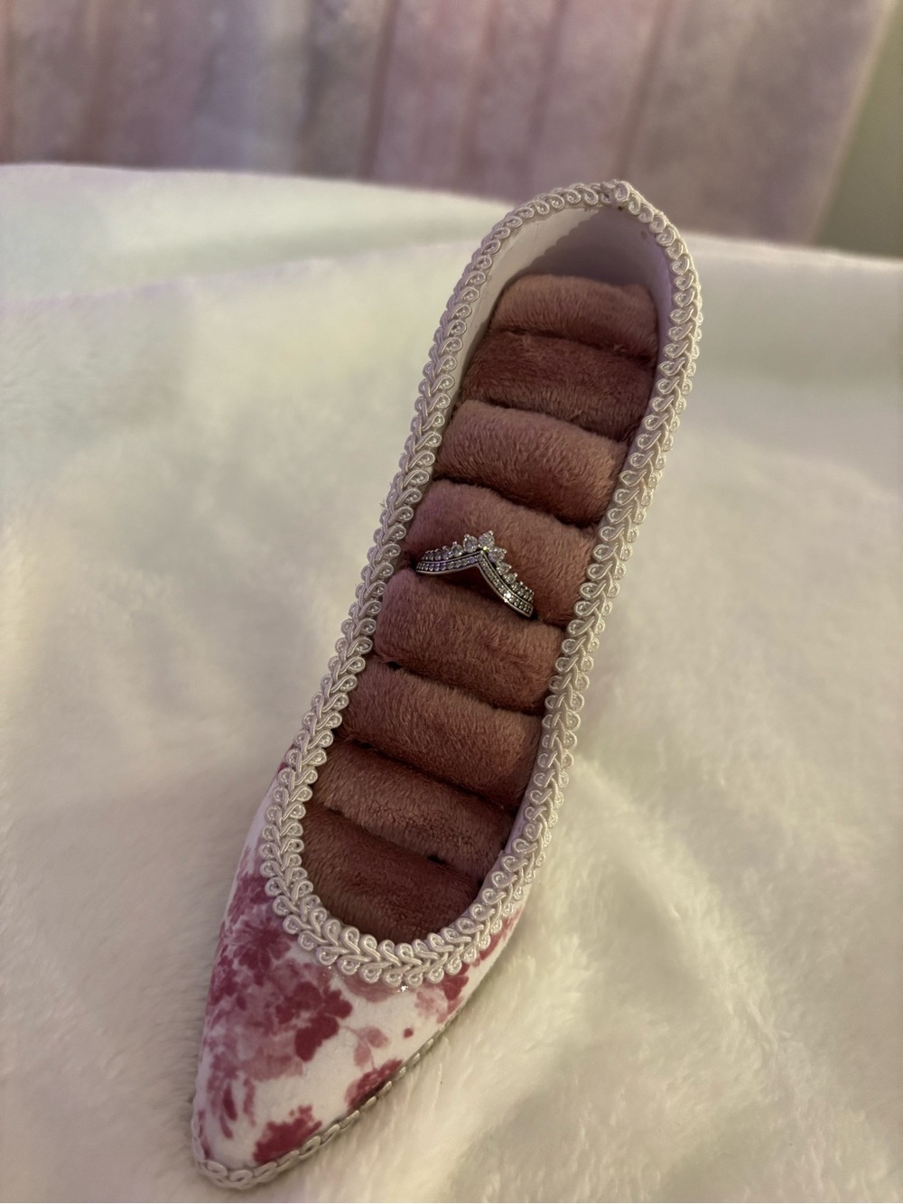 Pandora princess wishbone ring